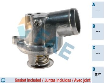 FAE 5345187 Engine thermostat MERCEDES-BENZ experience and price