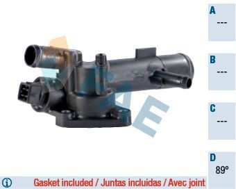 FAE 5350589 Engine thermostat DACIA experience and price