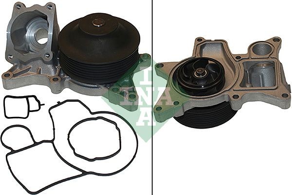 INA 538 0185 10 Water pump for v-ribbed belt use