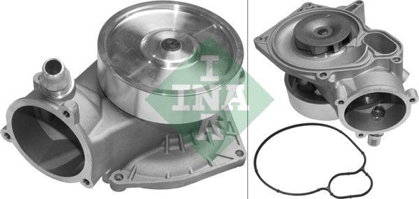 Coolant pump INA with belt pulley, for v-ribbed belt use - 538 0193 10