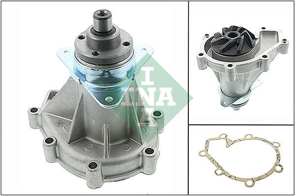 INA 538 0217 10 Water pump for v-ribbed belt use