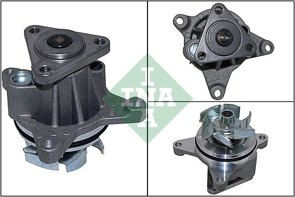 INA 538 0261 10 Water pump with seal, for v-ribbed belt use