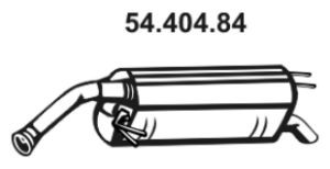 EBERSPÄCHER 54.404.84 Rear silencer KIA experience and price