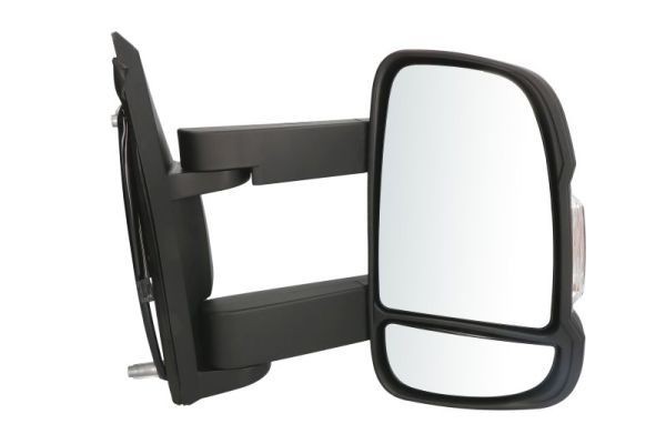 BLIC 5402-21-2001116P Wing mirror Right, Electric, Heated, Complete Mirror, with wide angle mirror, Long mirror arm, Convex, for left-hand drive vehicles