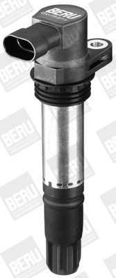 BERU 0040100067 Ignition coil pack 3-pin connector, 12V, Spark Spring, without electronics, Number of connectors: 1, Connector Type SAE, incl. spark plug connector, for vehicles without distributor, 15 cm