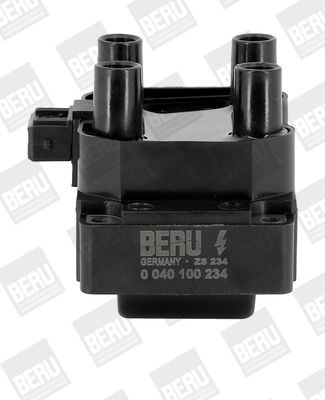Coil plug BERU 3-pin connector, 12V, Number of connectors: 4, Connector Type, saw teeth - ZS234
