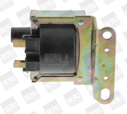 ZS253 BERU Coil pack OPEL 4-pin connector, 12V, Number of connectors: 1, Connector Type, saw teeth, for vehicles with distributor
