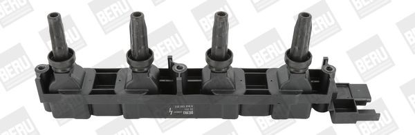 BERU ZS351 Ignition coil 6-pin connector, 12V, Spark Spring, Number of connectors: 4, Connector Type SAE, incl. spark plug connector