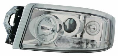 ABAKUS Left, H7/H1, Chrome, Crystal clear, without bulb holder, without bulb, without motor for headlamp levelling, PX26d, P14.5s Front lights 551-1163L-LDEM1 buy