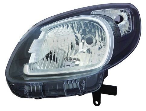 ABAKUS 551-11A4R-LDEM2 Headlight Right, H4, for right-hand traffic, Housing with black interior, P43t