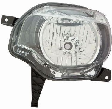 ABAKUS 551-11A8L-LDEM2 Headlight Left, H4, PY21W, without bulb holder, without motor for headlamp levelling, P43t, BAU15s
