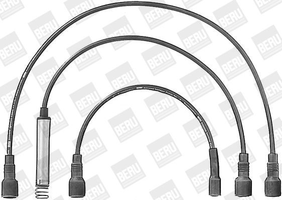 0 300 890 583 BERU Number of circuits: 5 Ignition Lead Set ZEF583 buy