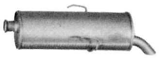 IMASAF Rear, Length: 610mm Length: 610mm Muffler 56.11.07 buy
