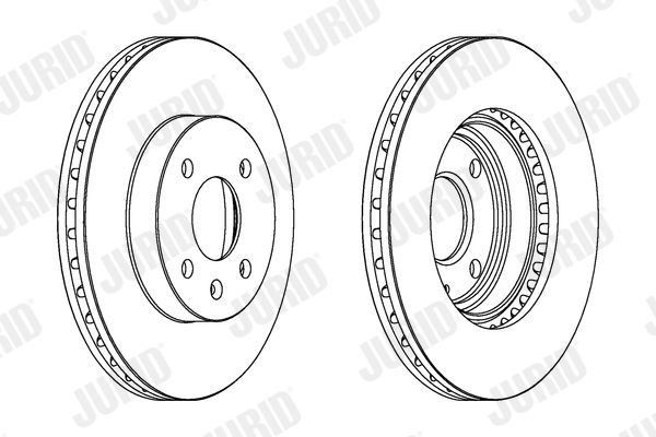 Dacia DUSTER Disc brakes 9939934 JURID 563081JC online buy