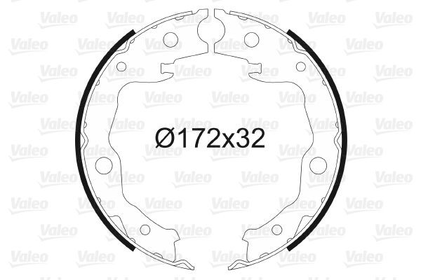 VALEO 564168 Handbrake shoes FORD experience and price