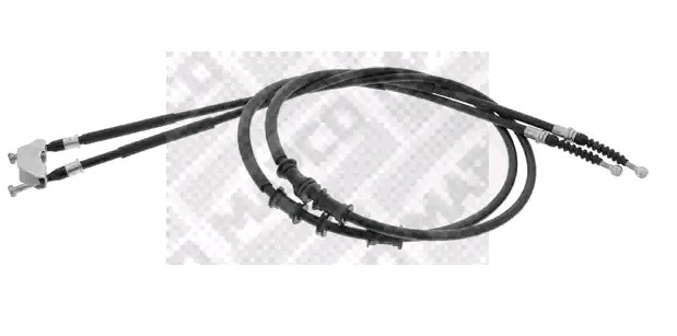 MAPCO 5687 Hand brake cable 13 172 730