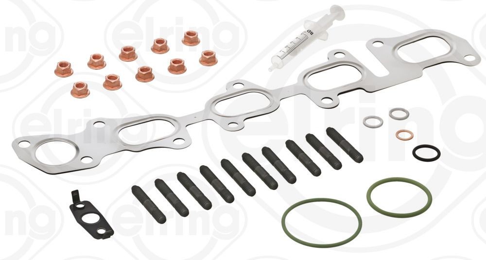 Mounting Kit, charger ELRING 570.870 - Volkswagen Golf VIII Variant Exhaust parts spare parts order