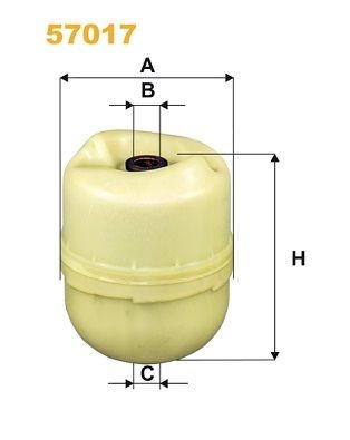 WIX FILTERS 57017 Oil filter 1376 481