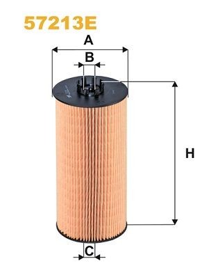 WIX FILTERS 57213E Oil filter A000-180-21-09