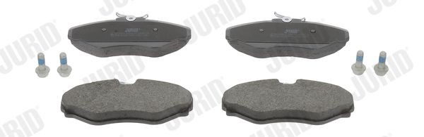 23099 JURID not prepared for wear indicator, with accessories Height 1: 62,5mm, Height: 62,5mm, Width: 144,1mm, Thickness: 18,3mm Brake pads 573099J buy