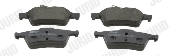 JURID Disc brake pads rear and front RENAULT LAGUNA Coupe (DT0/1) new 573186D