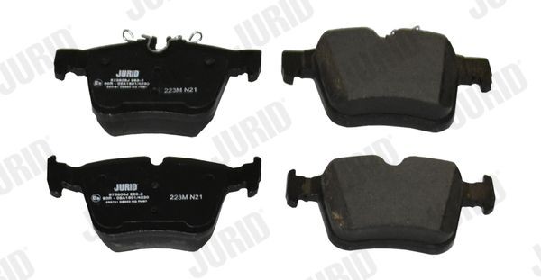 JURID Brake pad kit 573609J suitable for MERCEDES-BENZ C-Class