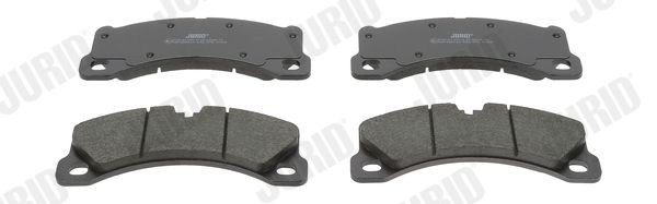 24685 JURID prepared for wear indicator Height 1: 94,6mm, Height: 94,6mm, Width: 209,5mm, Thickness: 17,1mm Brake pads 573618J buy