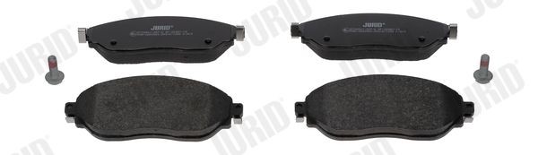 22087 JURID not prepared for wear indicator Height 1: 60,1mm, Height: 60,1mm, Width: 160,1mm, Thickness: 18,2mm Brake pads 573656J buy
