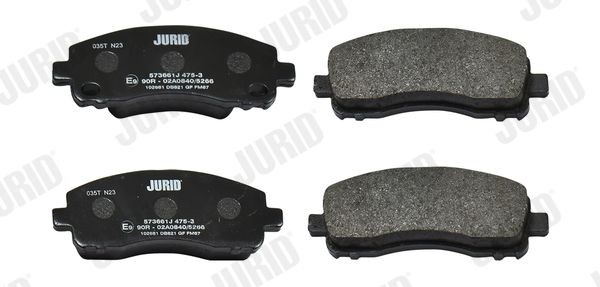 573661J Disc brake pads JURID 29248 review and test