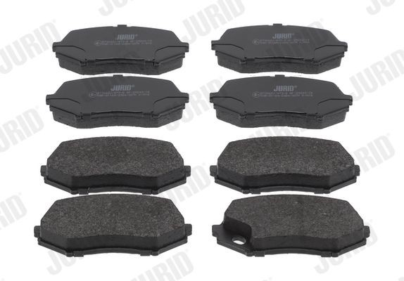 29240 JURID not prepared for wear indicator Height 1: 56,4mm, Height: 56,4mm, Width: 123,1mm, Thickness 1: 18,4mm, Thickness: 18mm Brake pads 573662J buy