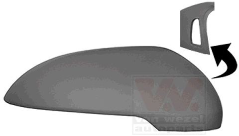 VAN WEZEL 5742846 Volkswagen PASSAT 2020 Side view mirror cover