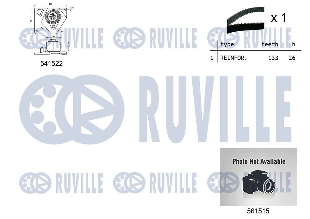 57537 RUVILLE Deflection pulley buy cheap