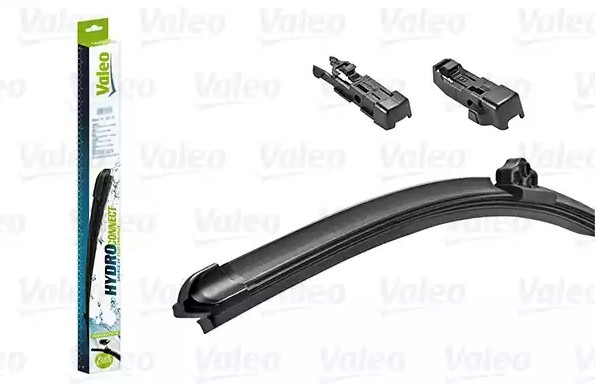 VALEO HYDROCONNECT 578501 Wiper blade 380 mm Front, Beam, for left-hand drive vehicles, 15 Inch , Hook fixing