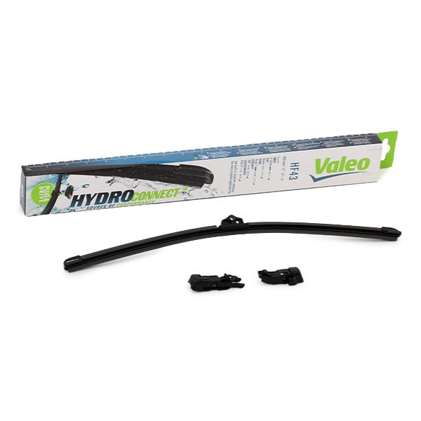 VALEO HYDROCONNECT 578503 Wiper blade 430 mm Front, Beam, for left-hand drive vehicles, 17 Inch , Hook fixing, Top Lock