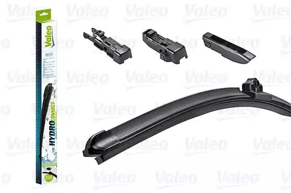 VALEO HYDROCONNECT 578514 Wiper blade 650 mm Front, Beam, for left-hand drive vehicles, 26 Inch , Hook fixing, Top Lock, Pin Fixing