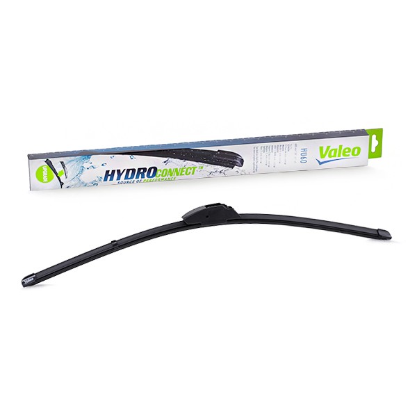VALEO HYDROCONNECT 578579 Wiper blade 600 mm Front, Beam, for left-hand drive vehicles, 24 Inch , Hook fixing