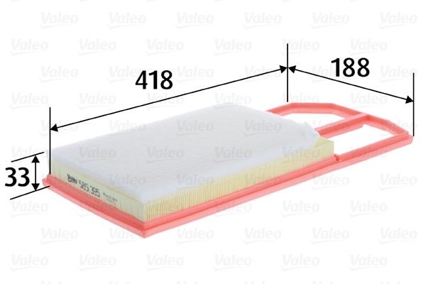 Great value for money - VALEO Air filter 585395