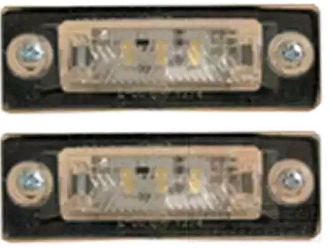 VAN WEZEL 5856920 Kennzeichenbeleuchtung LED, hinten links, hinten rechts, ohne Widerstand