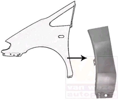 VAN WEZEL 5878155 Wing fender ROVER experience and price