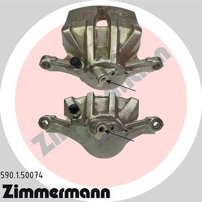 ZIMMERMANN 590.1.50074 Repair Kit, brake caliper 47750 20520