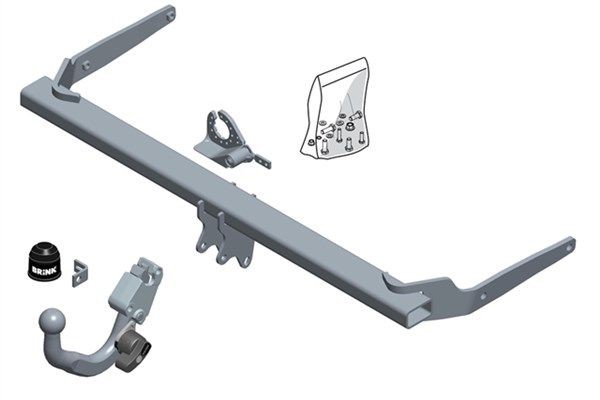 BRINK Trailer tow hitch detachable and swivelling VW Passat B8 Variant (3G5, CB5) new 598500