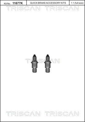 TRISCAN with cylinder head gasket, with valve stem seals Engine gasket set 599-1003 buy