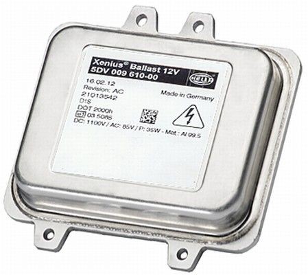 HELLA 5DV 009 610-001 Ballast, gas discharge lamp 12V, Control Unit/Software must NOT be trained/updated