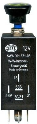 5WA001871071 Control Unit, wipe- / wash interval HELLA 5WA 001 871-071 review and test