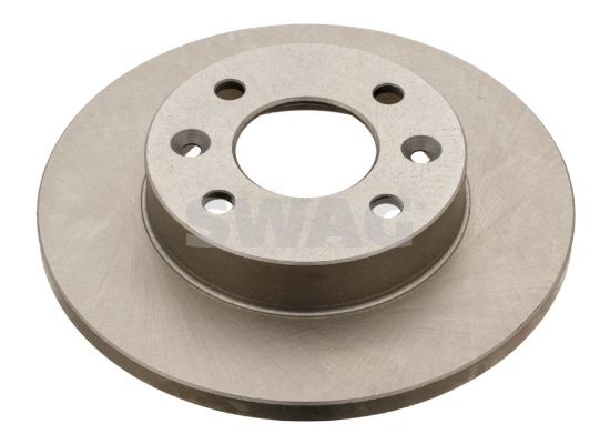 60 90 9071 SWAG Brake rotors DACIA Front Axle, 238x12mm, 4x100, solid, Coated