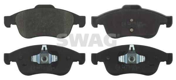 24538 SWAG Front Axle, excl. wear warning contact, with piston clip Width: 64,7, 59,4mm, Thickness 1: 18mm Brake pads 60 91 6783 buy