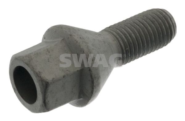 SWAG 60 94 8925 Wheel Bolt M12 x 1,5, Conical Seat F, 22 mm, 9.8, for light alloy rims, for steel rims, SW17, Zink flake coated, Steel, Male Hex