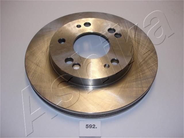 ASHIKA 60-05-592 Brake disc Front Axle, 255,6x24mm, 5x69, Vented