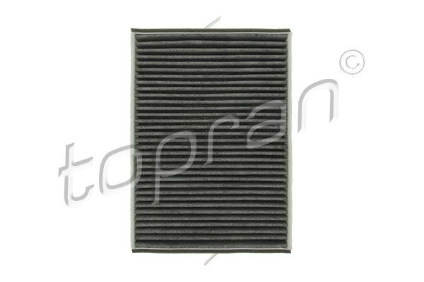 600088 Air con filter 600 088 001 TOPRAN Filter Insert, with Odour Absorbent Effect, Activated Carbon Filter, 275 mm x 193 mm x 34 mm