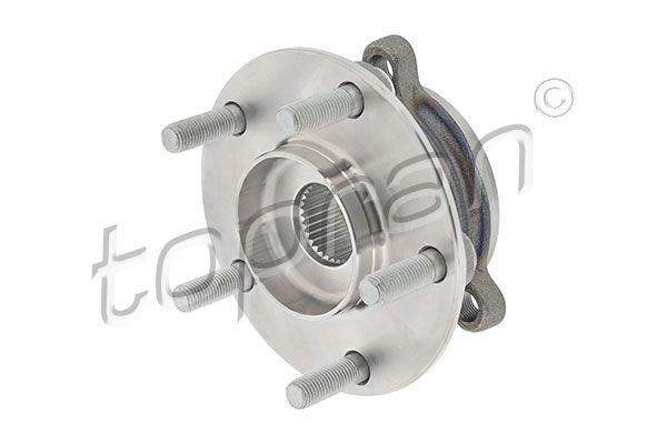 TOPRAN 600 322 Wheel Hub 5x114, Wheel Bearing integrated into wheel hub, with integrated magnetic sensor ring, Front axle both sides
